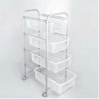Напольная подставка с корзинами